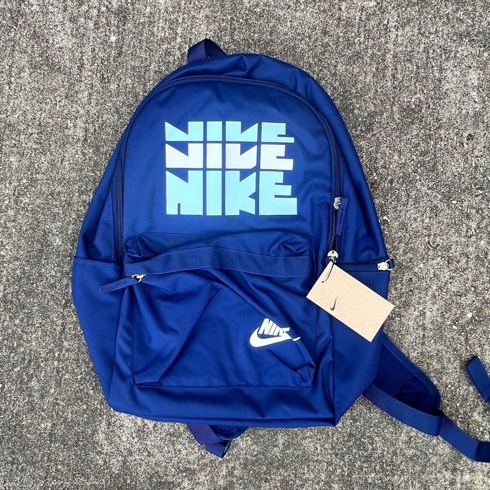 Nike Book Bag Blue Reto Backpack, School Bag One Size NEW HV6614-492